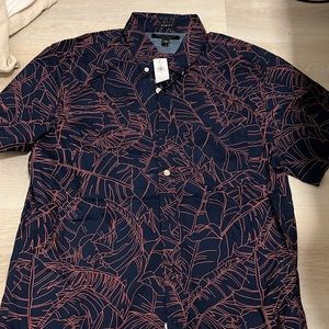 Banana Republic Factory Short Sleeve Button Down